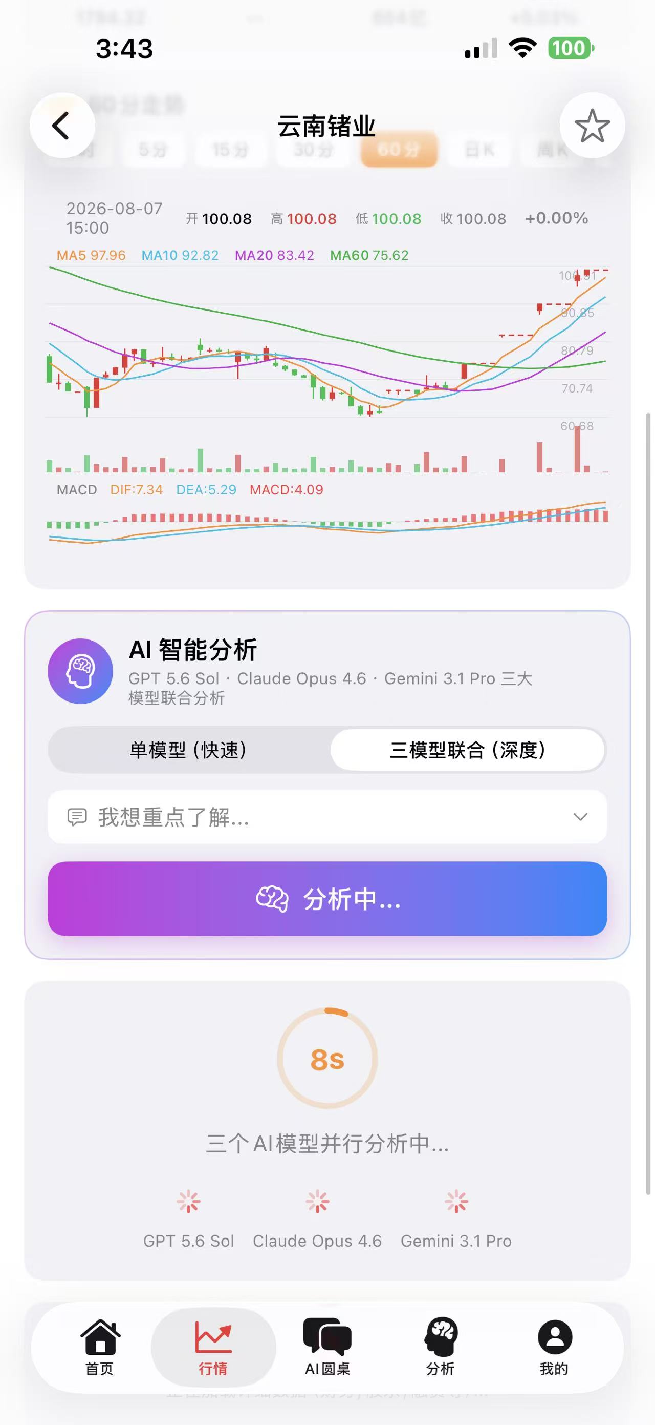 AI股票分析师 截图